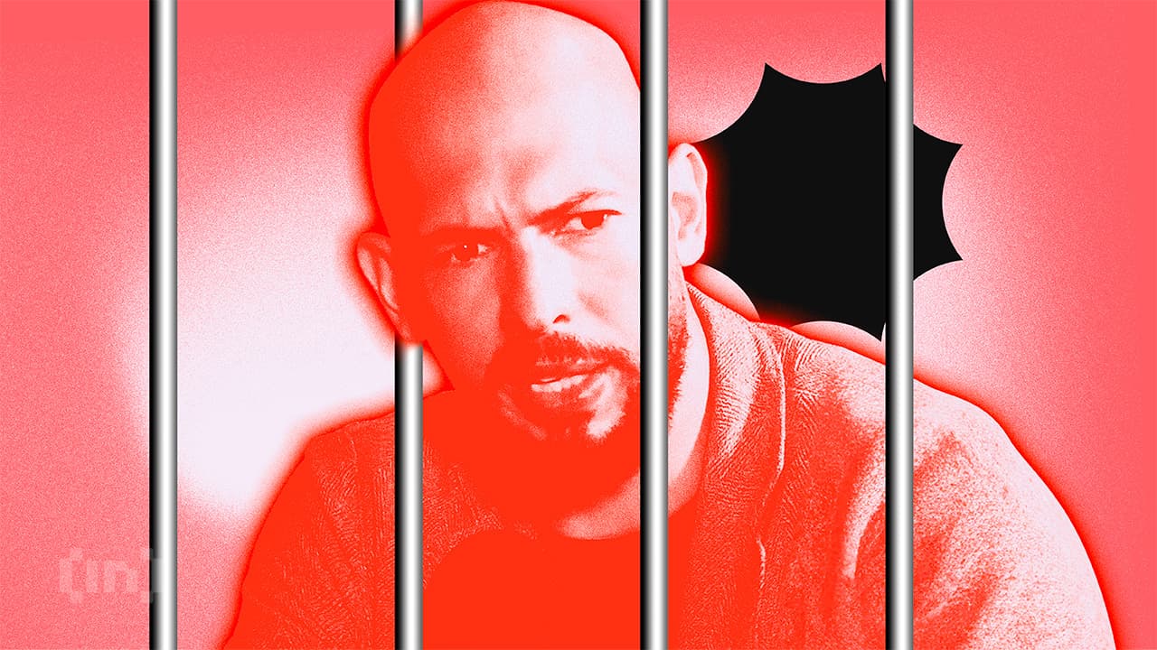 Il memecoin DADDY di Andrew Tate crolla in seguito al raid della polizia rumena