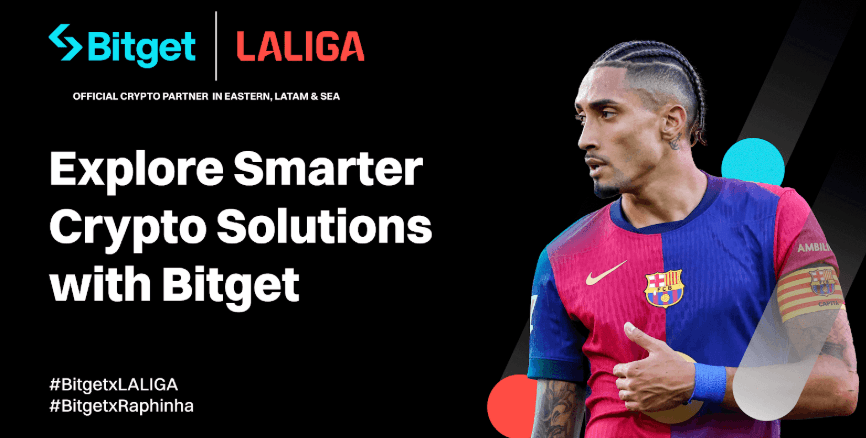 Bitget presenta un nuovo spot con la stella dell&#8217;FC Barcelona Raphinha per promuovere soluzioni crypto innovative