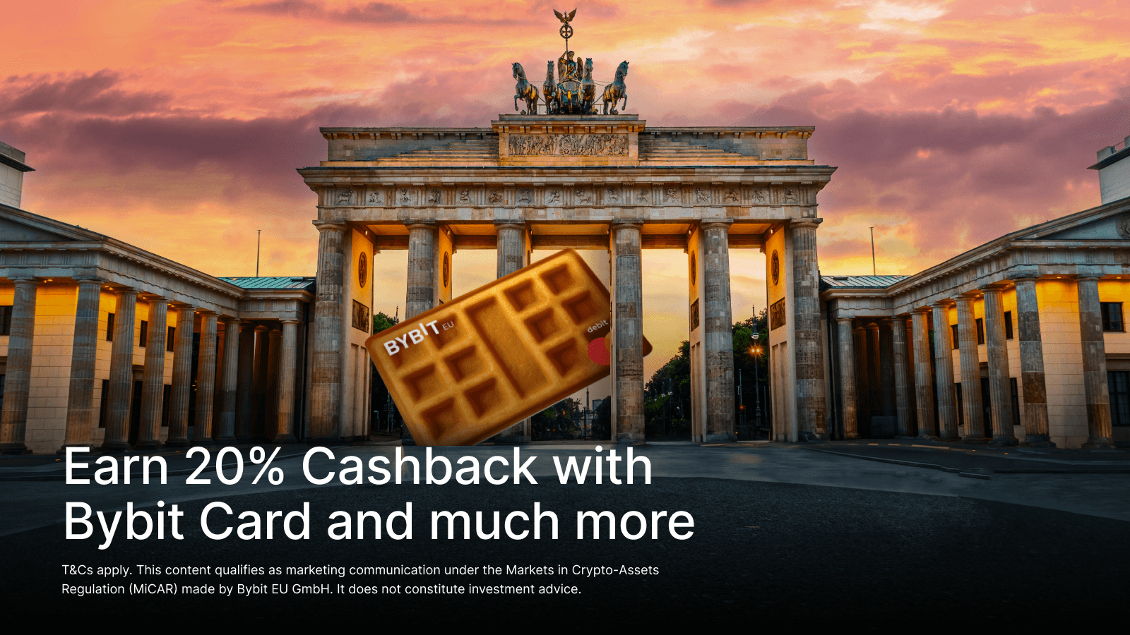 Bybit Card debutta in Europa con un cashback senza pari del 20%