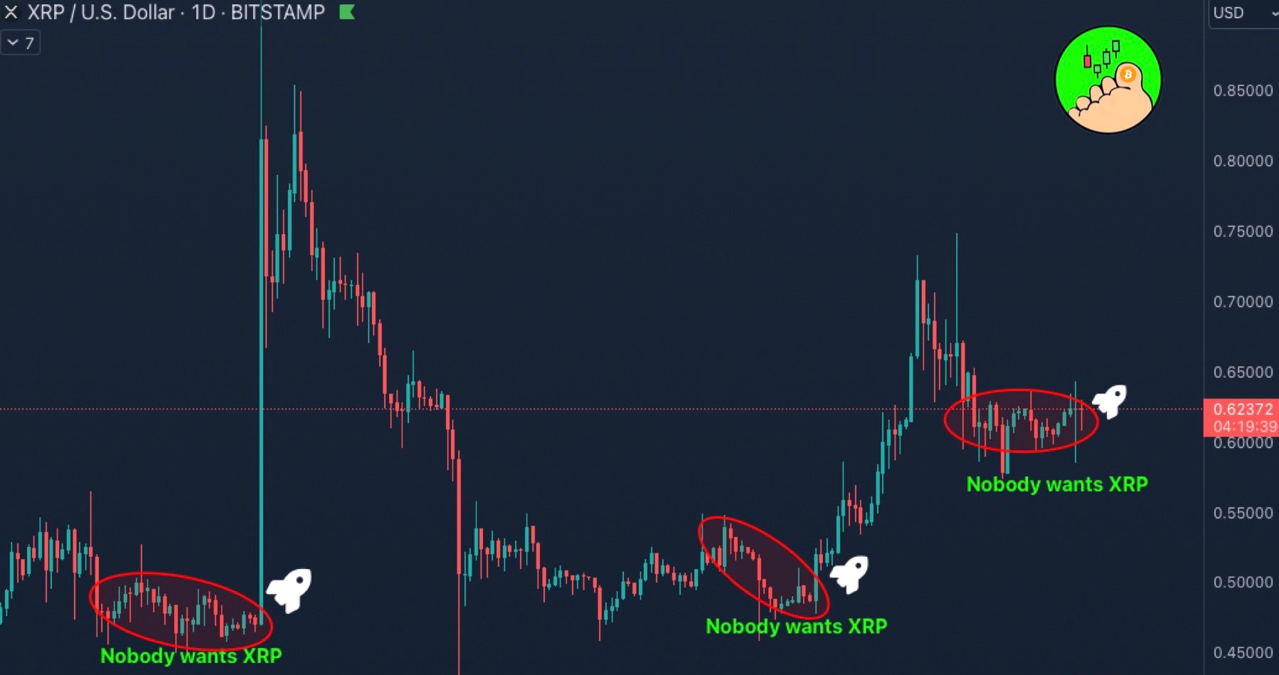 XRP Price Movement Weekly
