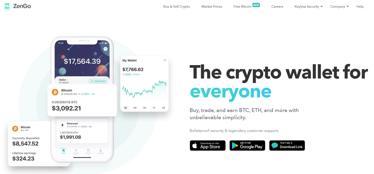ZenGo bitcoin interest