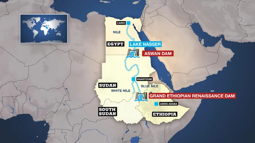 L'imponente investimento della GERD in Etiopia, visualizzato
