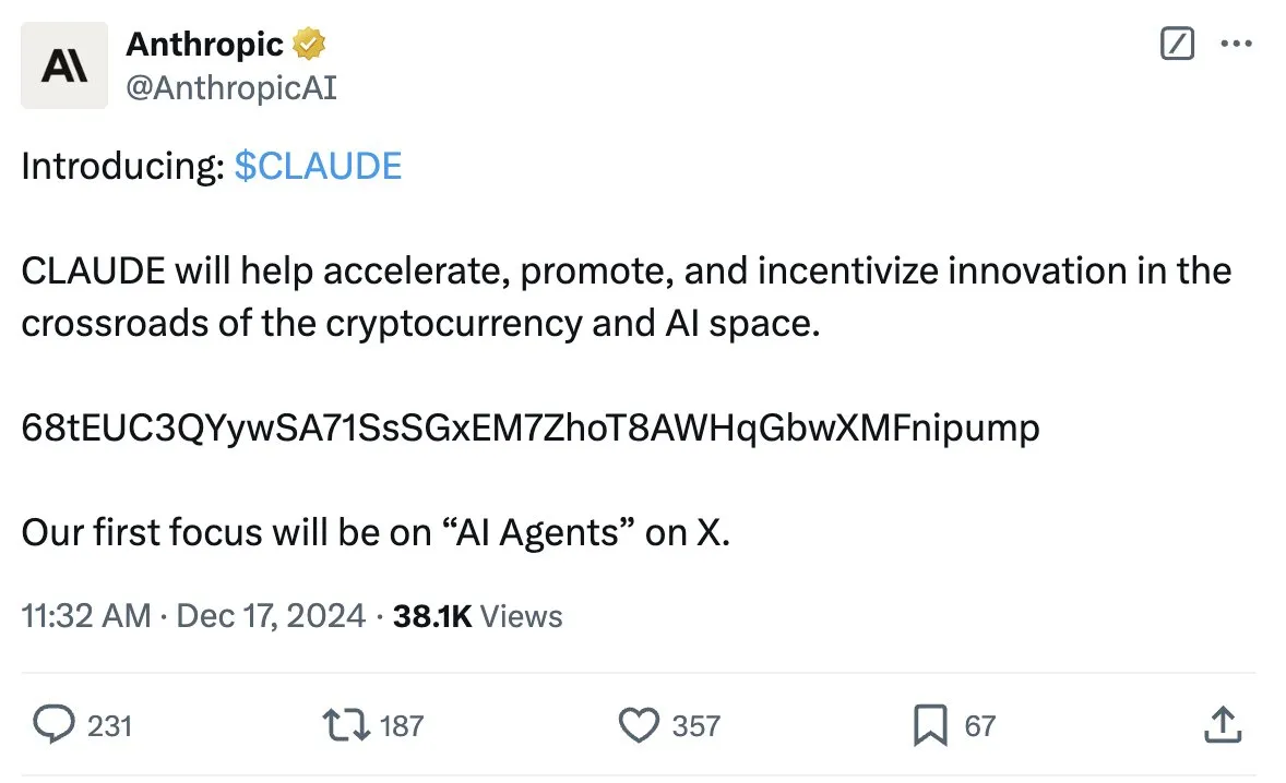 Anthropic hacked to promote fake CLAUDE token
