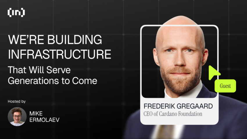 Il CEO di Cardano Frederik Gregaard: “Stiamo costruendo un’infrastruttura che servirà le generazioni future”