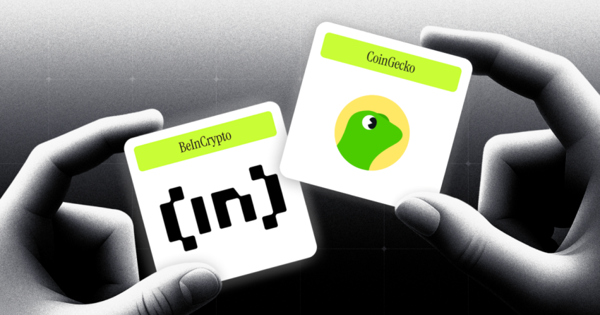 BeInCrypto collabora con CoinGecko per fornire dati affidabili e in tempo reale sul mercato crypto