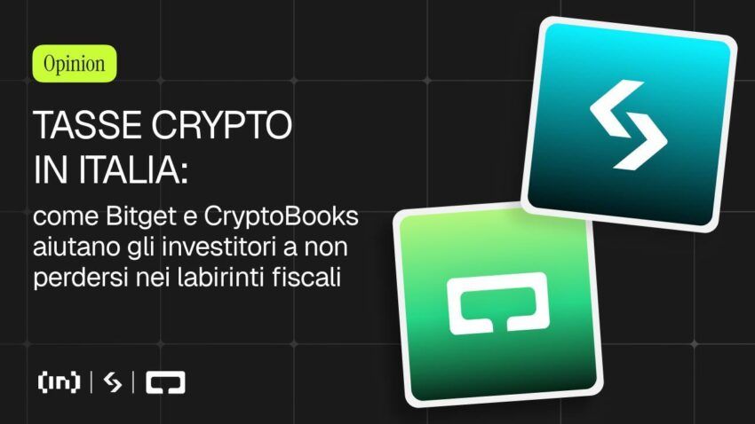 Tasse crypto in Italia: come Bitget e CryptoBooks aiutano gli investitori a non perdersi nei labirinti fiscali