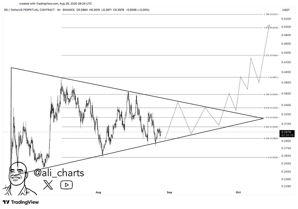 Grafico 1H SEI. Fonte: Ali su X